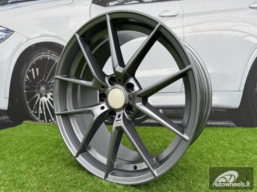 Ratlankis R20x8.5  5X120  ET  35  72.6  HE761  (FBX124)  Gun Metal (GM)  For BMW  (Z7)  (HYBRID FORGED (Front+Rear))