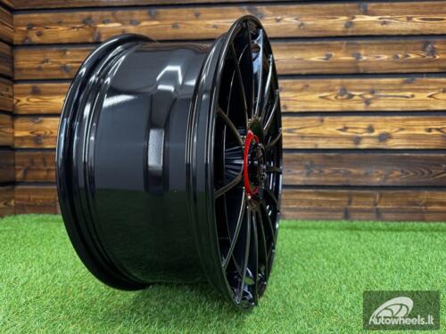 Ratlankis R18x8  10X100/112  ET  40  66.5  FBX298  Black (BL)  For RACIN  (Z7)  (HYBRID FORGED Style OZ)