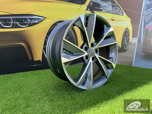 Ratlankis R19x8.5  5X112  ET  40  66.5  B1566  (FBX008)  Grey Polished (MG)  For AUD  (P2)  (HYBRID FORGED)