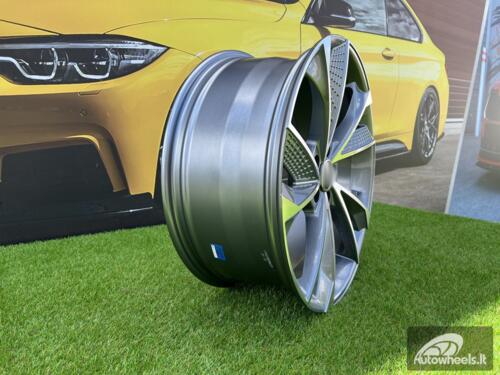 Ratlankis R19x8.5  5X112  ET  40  66.5  B1566  (FBX008)  Grey Polished (MG)  For AUD  (P2)  (HYBRID FORGED)