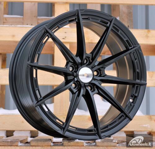 Ratlankis R18x8  5X114.3  ET  40  67.1  FBX414  Black Half Matt (BLHM)  For RACIN  (P2)  (HYBRID FORGED)