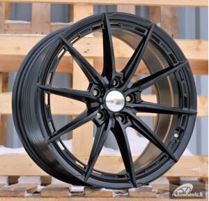 Ratlankis R18x8  5X114.3  ET  40  67.1  FBX414  Black Half Matt (BLHM)  For RACIN  (P2)  (HYBRID FORGED)