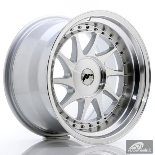 JR Wheels JR26 17x10 ET20-25 BLANK Silver Machined Face