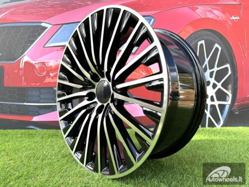 Ratlankis R20x9.5  5X112  ET  45  66.5  FBX132  Black Polished (MB)  For MER  (Z7)  (HYBRID FORGED Front+Rear)
