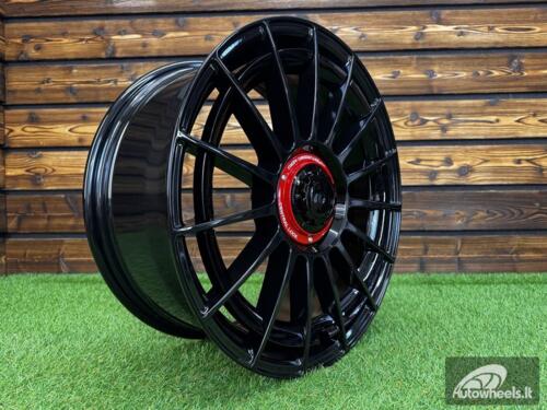 Ratlankis R19x8.5  5X112  ET  40  66.5  FBX298  Black (BL)  For RACIN  (Z7)  (HYBRID FORGED Style OZ)