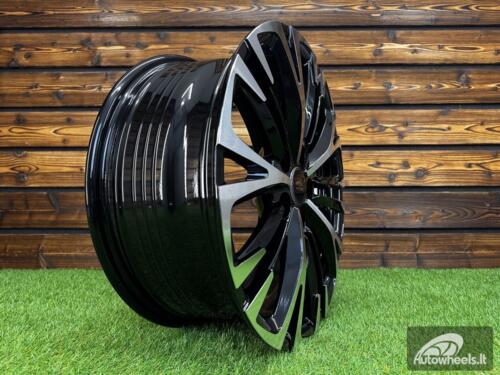 Ratlankis R18x7  5X114.3  ET  50  60.1  IN3515F  Black Polished (MB)  For TOYOT  (Z7)  (HYBRID FORGED Yaris Cross)