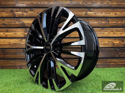 Ratlankis R18x7  5X114.3  ET  50  60.1  IN3515F  Black Polished (MB)  For TOYOT  (Z7)  (HYBRID FORGED Yaris Cross)
