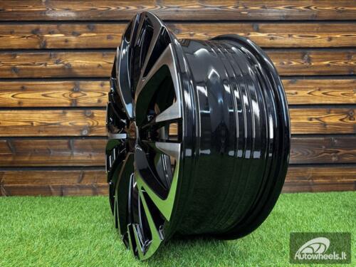 Ratlankis R18x7  5X114.3  ET  50  60.1  IN3515F  Black Polished (MB)  For TOYOT  (Z7)  (HYBRID FORGED Yaris Cross)