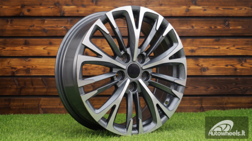 Ratlankis R18x7  5X114.3  ET  50  60.1  IN3515F  Grey Polished (MG)  For TOYOT  (Z7)  (HYBRID FORGED Yaris Cross)