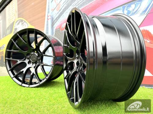 Ratlankis R19x9  5X120  ET  30  72.6  BYF956A  Black (BL)  For BMW  (Z7)  (HYBRID FORGED Rear+Front)