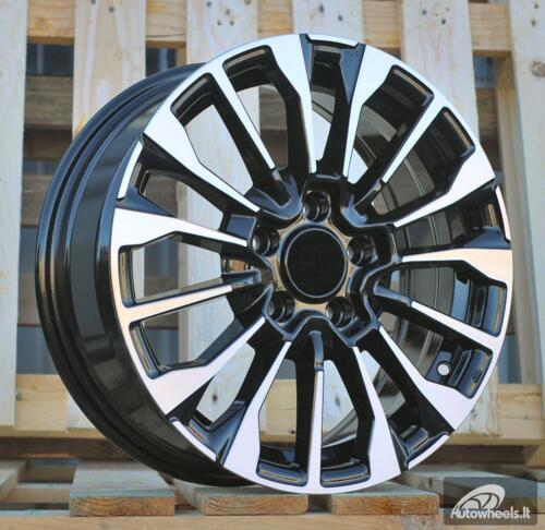 Ratlankis R16x6.5  5X110  ET  40  65.1  B1370  Black Polished (MB)  For FIAT  (Z7)