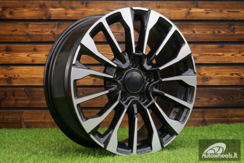 Ratlankis R16x6.5  5X110  ET  40  65.1  B1370  Black Polished (MB)  For FIAT  (Z7)
