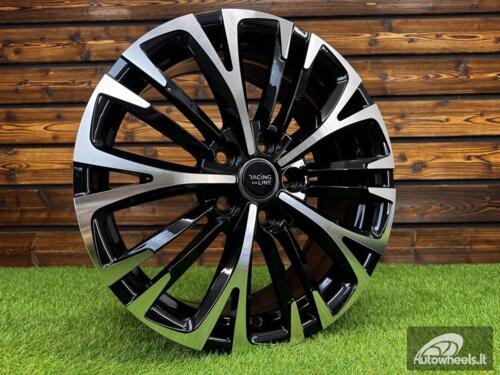 Ratlankis R17x7  5X114.3  ET  50  60.1  IN3515F  Black Polished (MB)  For TOYOT  (Z7)  (HYBRID FORGED Yaris Cross)