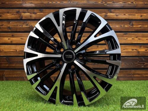 Ratlankis R17x7  5X114.3  ET  50  60.1  IN3515F  Black Polished (MB)  For TOYOT  (Z7)  (HYBRID FORGED Yaris Cross)