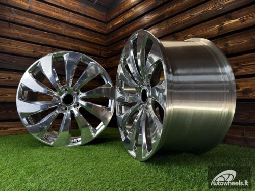 Ratlankis Forged Bentley Flying Spur style 22X9.5J 5X130 ET60 71.6 Polished