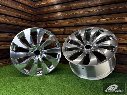Ratlankis Forged Bentley Flying Spur style 22X11J 5X130 ET50 71.6 Polished