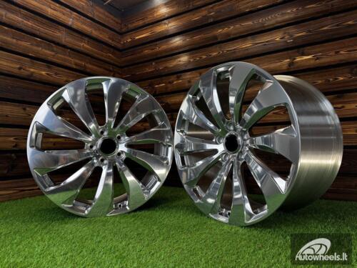 Ratlankis Forged Bentley Flying Spur style 22X11J 5X130 ET50 71.6 Polished