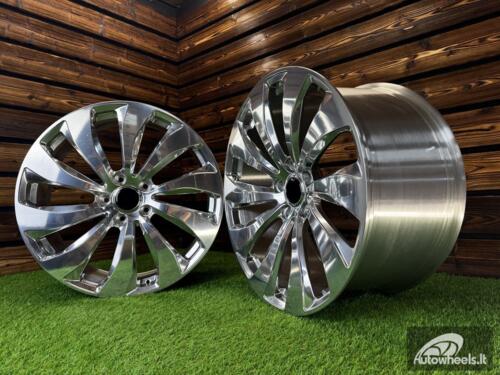Ratlankis Forged Bentley Flying Spur style 22X11J 5X130 ET50 71.6 Polished