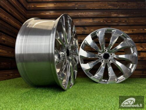 Ratlankis Forged Bentley Flying Spur style 22X11J 5X130 ET50 71.6 Polished