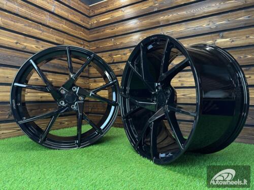 Ratlankis Forged Lamborghini Urus Mansory Style R24X10J 5X130 ET20 71.6 Gloss Black