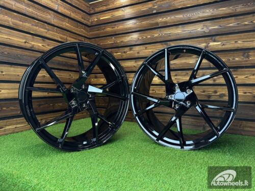 Ratlankis Forged Lamborghini Urus Mansory Style R24X10J 5X130 ET20 71.6 Gloss Black