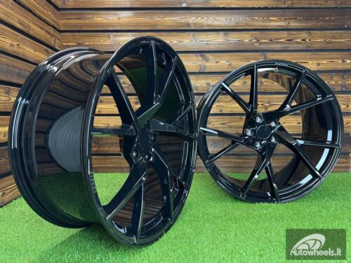 Ratlankis Forged Lamborghini Urus Mansory Style R24X10J 5X130 ET20 71.6 Gloss Black