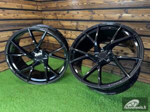 Ratlankis Forged Lamborghini Urus Mansory Style R24X10J 5X130 ET20 71.6 Gloss Black