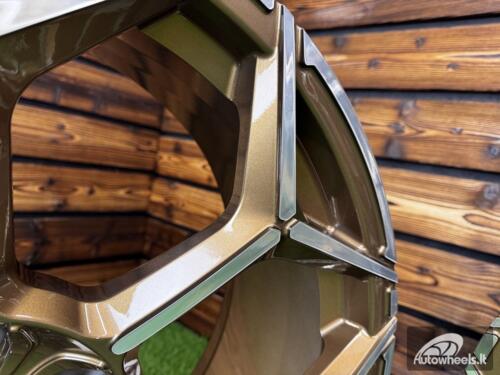 Ratlankis Forged Lamborghini Urus Y Spoke Style R23X10J 5X130 ET20 71.6 Bronze with Diamond Cut