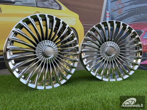 Ratlankis Mercedes-Benz S/E/C Class Maybach Style 19X9.5J 5X112 ET43 66.56 Vacum Chrome  