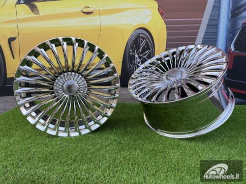 Ratlankis Mercedes-Benz S/E/C Class Maybach Style 19X9.5J 5X112 ET43 66.56 Vacum Chrome  