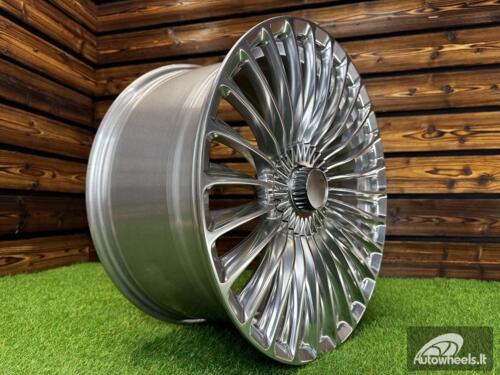 Ratlankis Mercedes-Benz S/E/C Class Maybach Style 19X8.5J 5X112 ET36 66.56 Polished