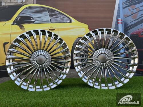 Ratlankis Mercedes-Benz S/E/C Class Maybach Style 20X8.5J 5X112 ET36 66.56 Vacum Chrome
