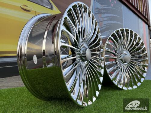 Ratlankis Mercedes-Benz S/E/C Class Maybach Style 20X9.5J 5X112 ET43 66.56 Vacum Chrome