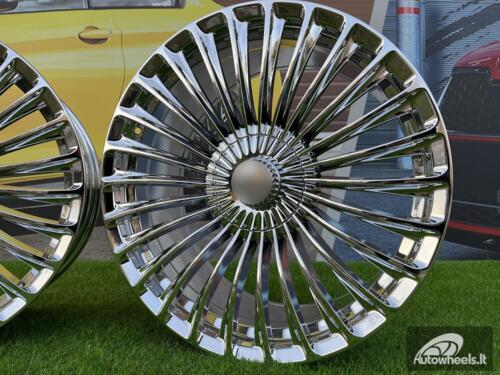 Ratlankis Mercedes-Benz S/E/C Class Maybach Style 20X9.5J 5X112 ET43 66.56 Vacum Chrome