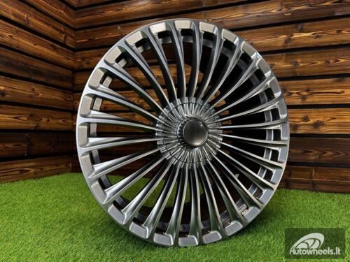 Ratlankis Mercedes-Benz S/E/C Class Maybach Style 20X8.5J 5X112 ET36 66.56 Hyper Black