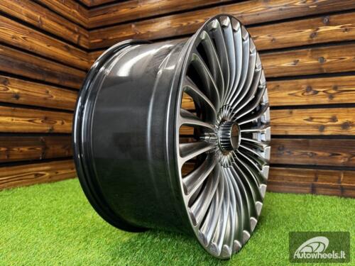 Ratlankis Mercedes-Benz S/E/C Class Maybach Style 20X8.5J 5X112 ET36 66.56 Hyper Black