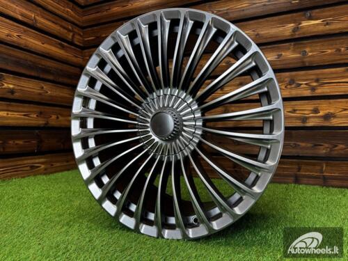 Ratlankis Mercedes-Benz S/E/C Class Maybach Style 20X9.5J 5X112 ET43 66.56 Hyper Black 