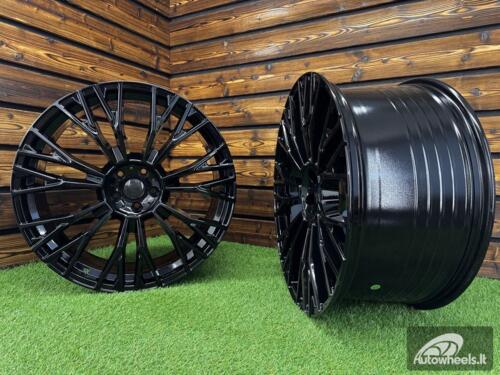 Ratlankis R22x9.5  5X112  ET  35  66.6  3S1111  (FL269)  Gloss Black (GB)  For BMW  (K3)  (HYBRID FORGED (Front+Rear))