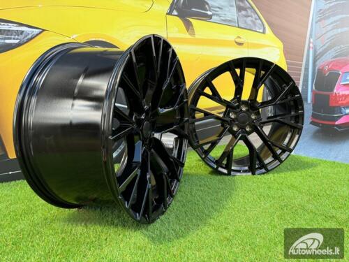 Ratlankis R22x10.5  5X112  ET  43  66.6  B5769  (FBX300)  Black (BL)  For BMW  (K3)  (HYBRID FORGED Rear+Front)