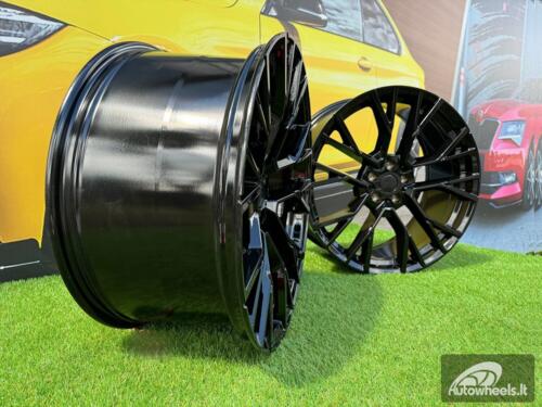 Ratlankis R22x10.5  5X112  ET  43  66.6  B5769  (FBX300)  Black (BL)  For BMW  (K3)  (HYBRID FORGED Rear+Front)