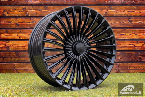 Ratlankis R19x8.5  5X112  ET  40  66.6  FBX202  Gloss Black (GB)  For MER  (P1)  (HYBRID FORGED)