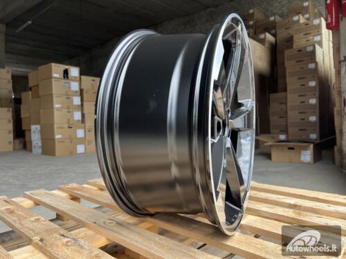 Ratlankis R19x8.5  5X112  ET  40  66.5  XE351  (FBX346)  Black Polished (MB)  For AUD  (K3)  (HYBRID FORGED)