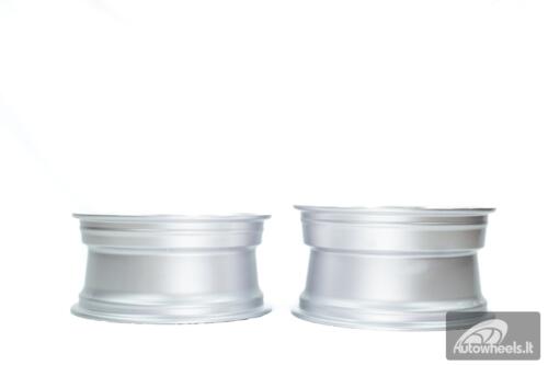 Ratlankis HART HR86 R17X9J 4X100/4X108 ET22 CB:73.1mm Silver face and Diamond cut lip Gold Rivets