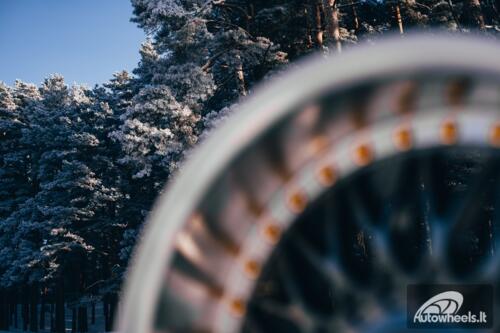 Ratlankis HART HR86 R17X9J 4X100/4X108 ET22 CB:73.1mm Hyper Black face and Diamond cut lip Black Rivets