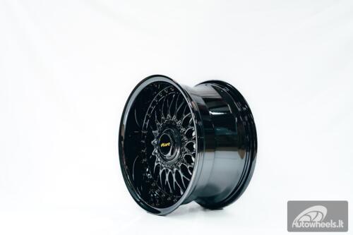 Ratlankis HART HR86 R17X8J 4X100/4X108 ET20 CB:73.1mm Dark chrome Black Rivets