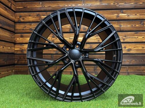 Ratlankis R19x8.5  5X112  ET  25  66.6  HX024F  (F829)  Black Half Matt (BLHM)  For HAXER  (Z7)  (HYBRID FORGED New Model)