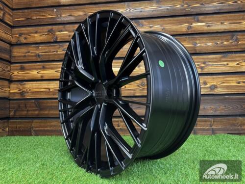 Ratlankis R19x8.5  5X112  ET  25  66.6  HX024F  (F829)  Black Half Matt (BLHM)  For HAXER  (Z7)  (HYBRID FORGED New Model)