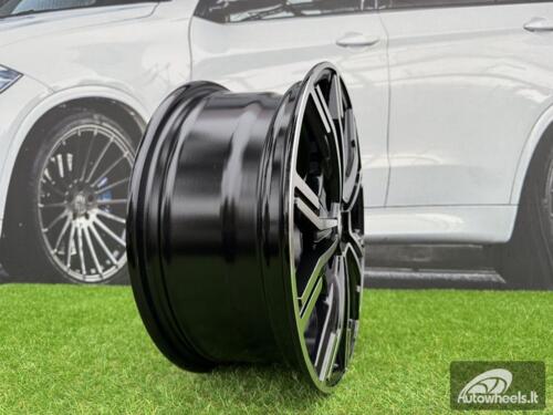 Ratlankis R16x6.5  5X120  ET  45  65.1  6408  Black Polished (MB)  For VW  (K8)  (HYBRID FORGED (max 1250kg))