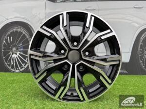 Ratlankis R16x6.5  5X108  ET  45  65.1  6408  Black Polished (MB)  For RACIN  (K8)  (HYBRID FORGED (max 1250kg))