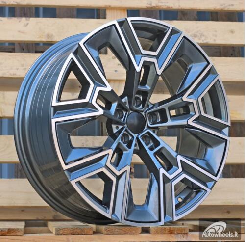 Ratlankis R20x8.5  5X112  ET  25  66.6  HF5220  Grey Polished (MG)  For BMW  (K3)  (HYBRID FORGED Rear+Front)